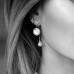 Sliver Eternelle Stud Earrings