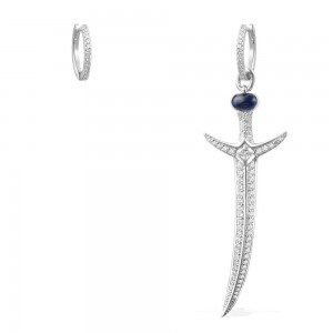 Asymmetric Sword Earring Set