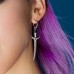 Asymmetric Sword Earring Set