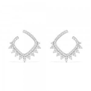Dentelle Silver Earrings
