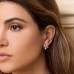 Saturne Pearl Hoop Earring