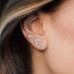 Silver Night Sky Earrings Set