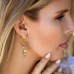 Yellow Silver Sea Creatures Earrings