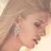 Silver Floral Earrings