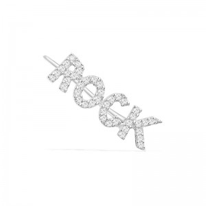 Mono 'Rock' Earring - silver