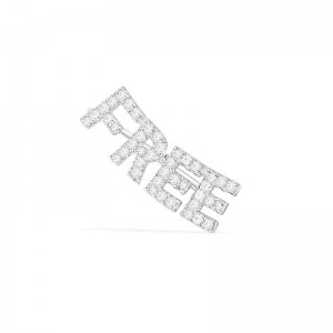Mono Silver 'Free' Earring