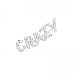 Mono Silver 'Crazy' Earring