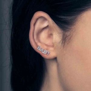 Mono Silver 'baby' Earring