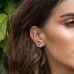 Asymmetric Silver MÉtÉorites De NoËl Earrings