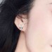 Silver Bad Rabbit Stud Earrings