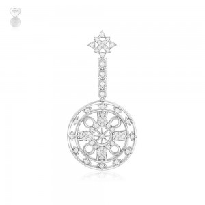 Mono Silver Protection Earring