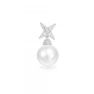 Mono Silver Festival Earring With Pearl