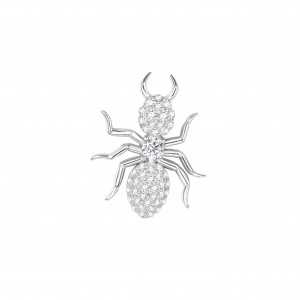 Mono Silver 'ants' Earring