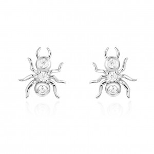 Silver Little 'ants' Stud Earrings
