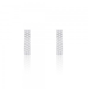 Silver KalÉidoscope Hoop Earrings