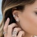 Mono Meteorites Stud Earring With Pearl