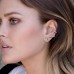 Mono Yellow Silver Serpentine Statement Earcuff
