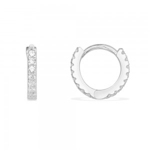 Silver Mini Hoop Earrings
