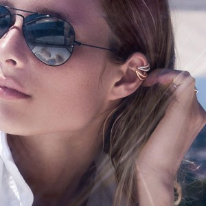 Pink Silver Ear Jacket
