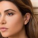 Meteorites Rose Asymmetric Earring Set