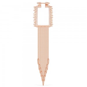 Mono Pink Silver 'spike' Earring