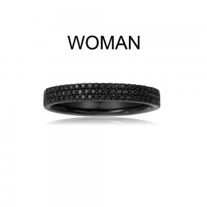 Black Silver Ring