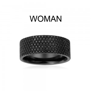 Black Silver Ring