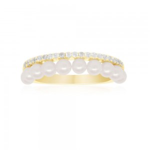 Yellow Silver Ring