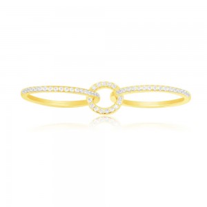 Yellow Silver Ring