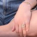Yellow Silver Ring