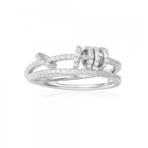 Silver Duo Ring
