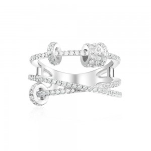 Silver Trio Ring