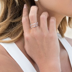 Silver Trio Ring