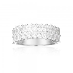 Silver Eclat Ring