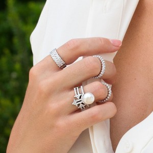 Silver Eclat Ring