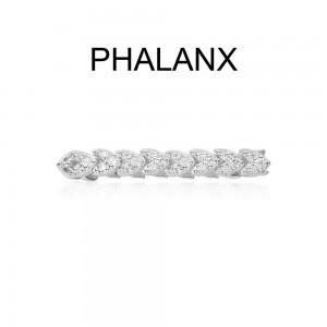 Silver Chain Phalanx Ring