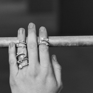 Silver Ring With Pearl