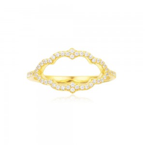 Symbole Yellow Silver Ring