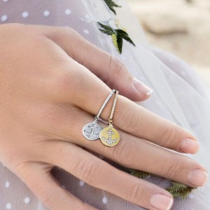Ring With Anchor Coin