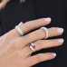 Courchevel Paved 7-row Dome Ring