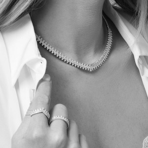 Dentelle Silver Ring