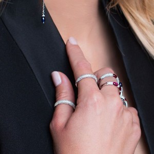 Courchevel Paved 5-row Dome Ring