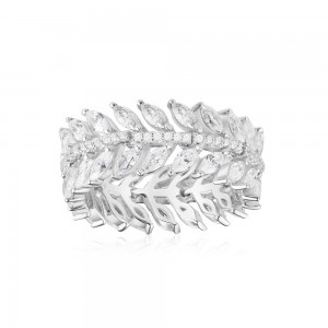 Silver Palme Ring
