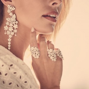Silver Statement Floral Ring
