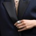 Silver 'eternelles'  Ring With Pearl