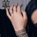 Yellow Silver 'amour Toujours' Ring