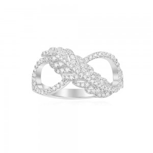 Silver 'feather' Ring