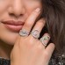 Silver MÉtÉorites De NoËl Ring
