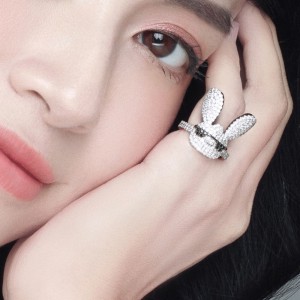 Silver Bad Rabbit Ring