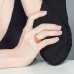 Orange Silver Ring